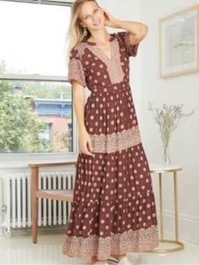maxi knox rose dresses Knox Rose Women's Long Sleeve Button-Front Dress